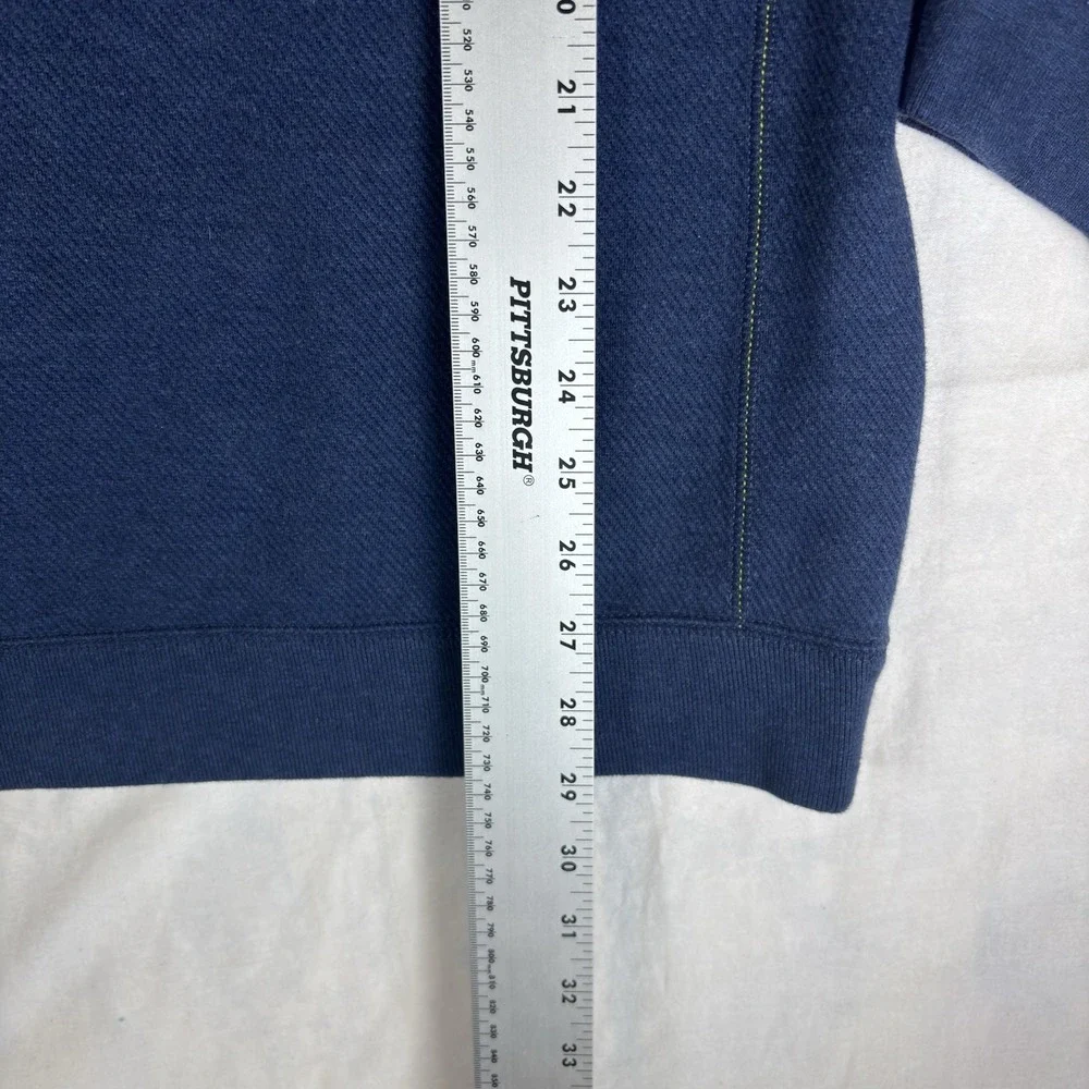 Tommy Bahama 1/4 Zip Reversible Flipshore Mens 2XL Heritage Red Navy Blue